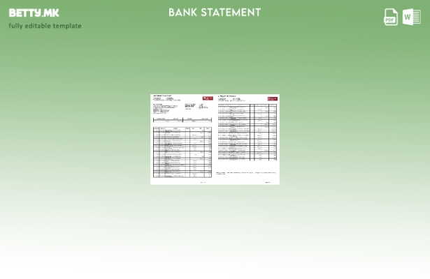 модерен стил Индија IDFC Шаблон за збор страници за прв извод од банка